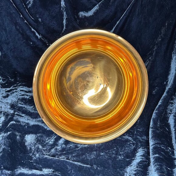 Vintage MCM Large Copper Bowl with Foot by Coppercraft Guild, Taunton Mass - Picture 6 of 10